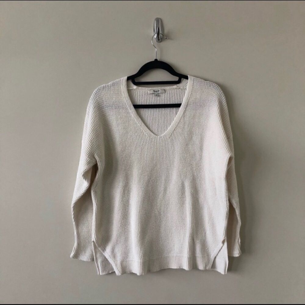 Madewell Oceanside Pullover Sweater Ivory